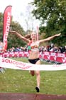 Emelia Gorecka (Aldershot Farnham & District) winning the junior women 2012 National Cross Country Relay Championships.